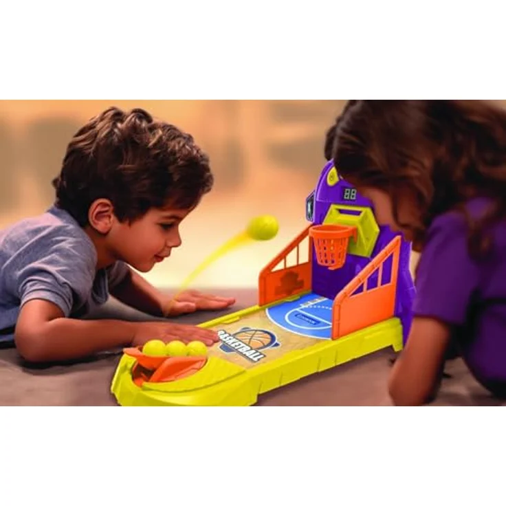 Lexibook JG910, Elektronisches Tisch-Basketballspiel mit Lichtern und Geräuschen, 3 Schwierigkeitsgrade, Einzel- und Mehrspielermodus, für Kinder ab 5 Jahren – Bild 4