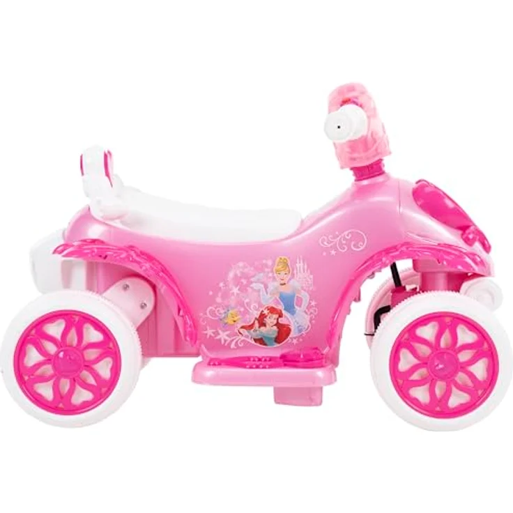 Huffy Disney Princess Luftbalsen Quad, 7.2V mit Seifenblasenfunktion und Disney-Princess-Design – Bild 3