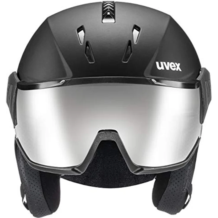 Uvex Unisex Skihelm, Kunststoff, Black Mat, 59-61 cm – Bild 2