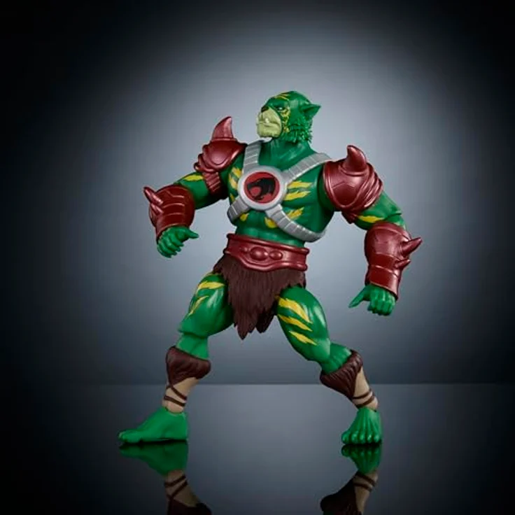 Masters of the Universe Origins & Thundercats Battle Cat-Man Actionfigur, 14 cm, beweglich mit Kampfkrallen und Mini-Comic, JFW95 – Bild 3