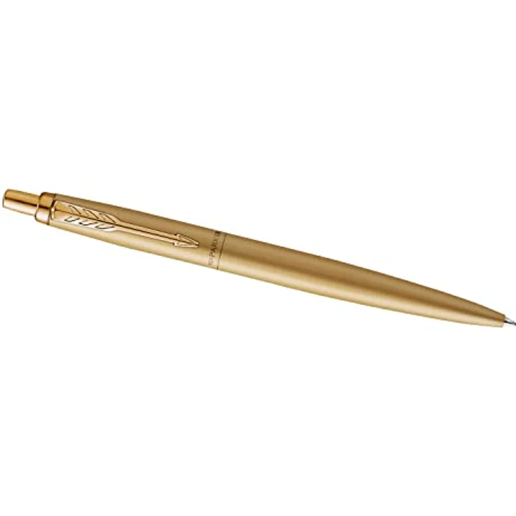 Parker Jotter XL Monochrom, Kugelschreiber in Gold mit mattem Finish und Druckknopfauswurf, 7% größer – Bild 1
