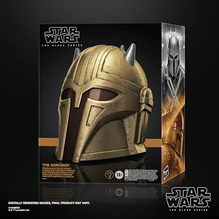 Hasbro Star Wars The Armorer's Helmet, Sammelfigur One Size aus der Serie The Mandalorian – Bild 8