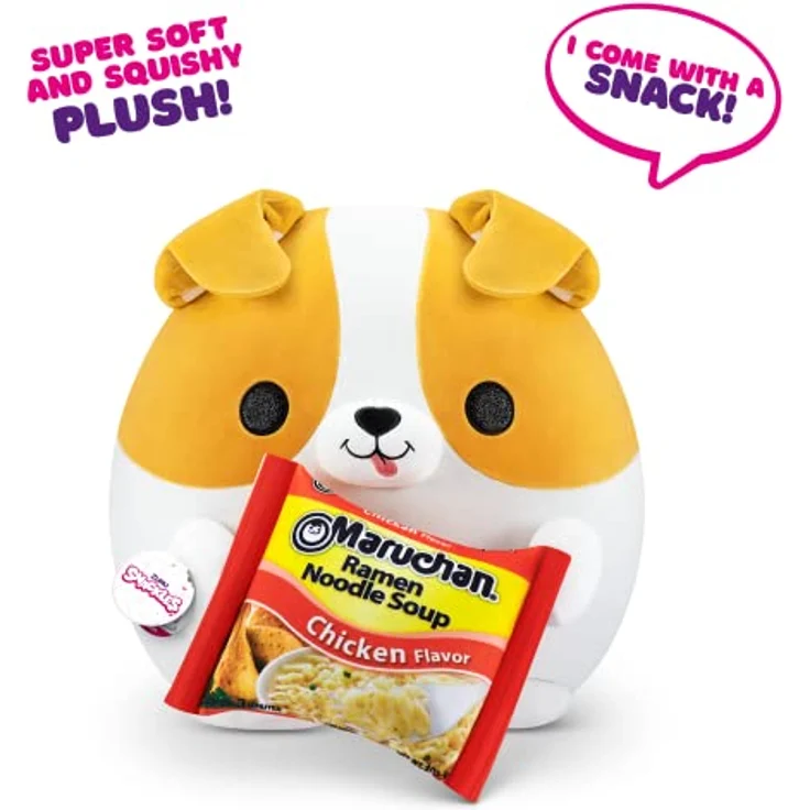 Snackles groß Benji, Corgi (Maruchan) ZURU, 35 cm großen Plüschtier (Corgi) – Bild 2