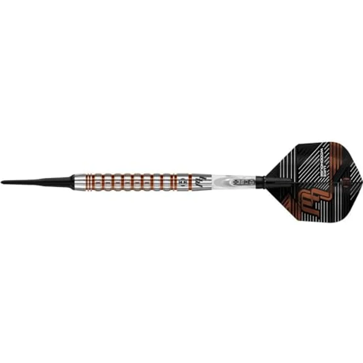 Harrows Luke Woodhouse G2 Softtip, Dartpfeile mit 90% Wolfram, Signature Predator-Ringgriff, Kupfer-Titannitrid-Beschichtung, 18 g – Bild 2