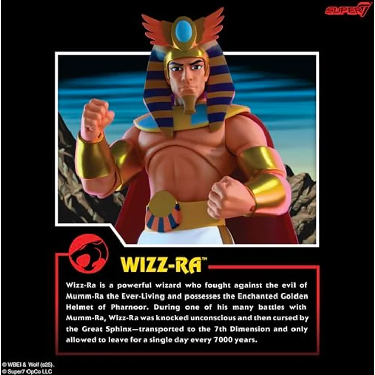 Super7 Thundercats Ultimates! Wave 15 Wizz-Ra, 18 cm detailreiche Actionfigur für Sammler – Bild 7
