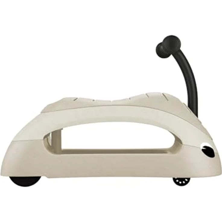 Globber WALK N' ROLL 2in1 ECO, Lauflernwagen & Rutschauto aus nachhaltigem Kunststoff mit Strohfasern, umbaubar, kokos weiß – Bild 4