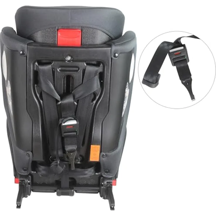 XOMAX LM238 Autokindersitz, ISOFIX, für Kinder 9-36 kg, anthrazit-rot, verstellbar und waschbare Bezüge – Bild 5