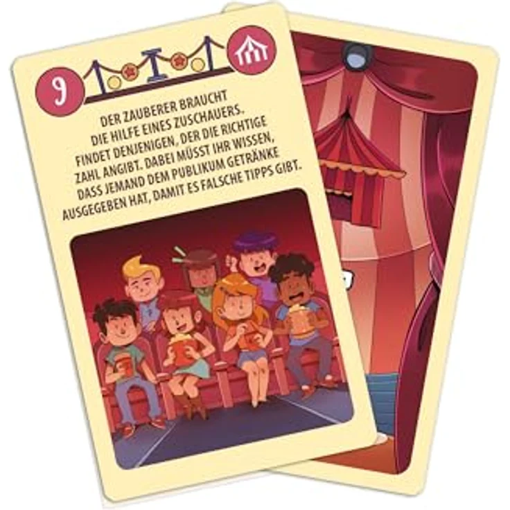 Clementoni Galileo Escape Game Junior - Abenteuer in der Manege - Escape Spiel für Kinder ab 6 Jahren mit Rätselkarten und Hinweisen – Bild 4