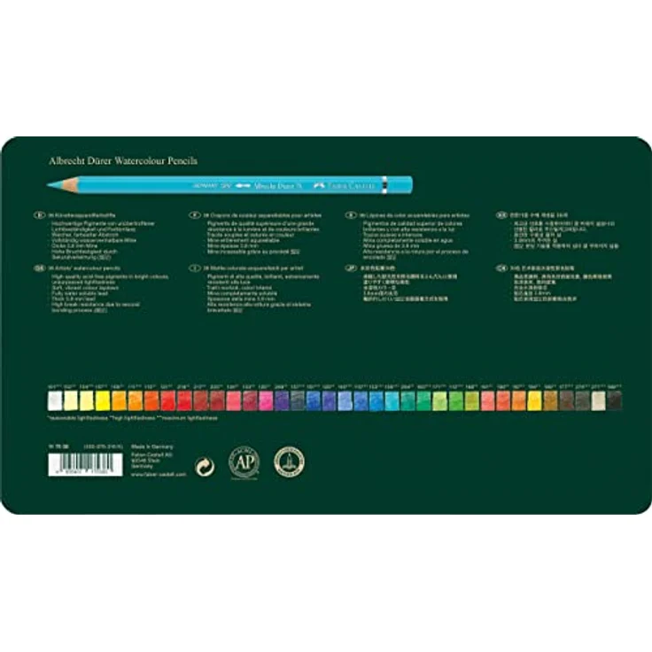 FABER CASTELL Künstler Aquarellstift ALBRECHT DÜRER 36 Farben – Bild 7