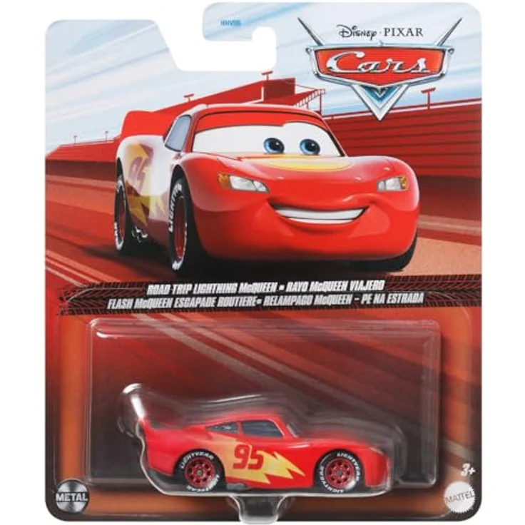 Disney Cars Die Cast Racing Style Spielzeug-Rennwagen 1:55 – Auswahl an Charakteren, Druckguss-Metall, für Kinder ab 3 Jahren – Bild 4