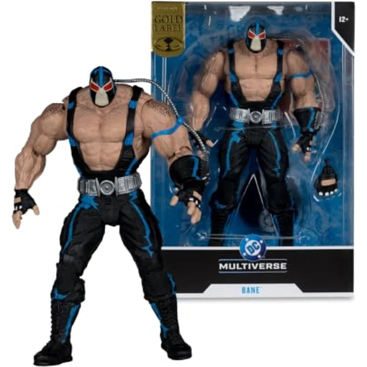Mcfarlane Toys Bane Knightfall Figur, 24 cm Sammelfigur mit 22 beweglichen Gelenken und austauschbaren Händen – Bild 4