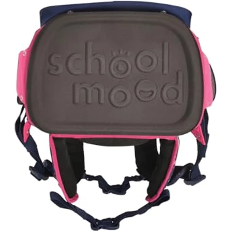 SCHOOL-MOOD Timeless Pro Schulranzenset 7-teilig 23,5L Stauraum, ergonomisches Easy Fit System für 1 m bis 1,50 m Körpergröße, standfest, wasserdichter Stoff mit Reflektoren (Mika Drache) – Bild 9