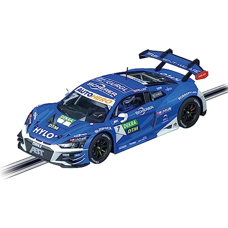 Carrera Digital 124 I Audi R8 LMS GT3 evo II Team Abt Sportsline No7 I Moderner Klassiker auf der Rennstrecke I Slotcar im Maßstab 1:24 I Individuell codierbar I Frontlicht und Rücklicht – Bild 1