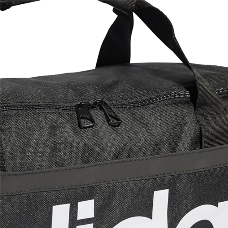 adidas Performance Sporttasche ESSENTIALS LINEAR DUFFELBAG M, Kinder-Sporttasche mit integriertem Schuhfach, grau – Bild 5