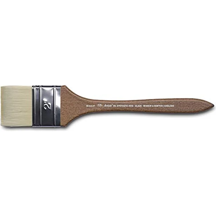 Winsor & Newton 5010850 synthetischer Künstler Ölpinsel mit hoher Elastizität & Lebensdauer, ergonomischer Stiel für Ölfarben und Alkydfarben - Lasurpinsel 2"