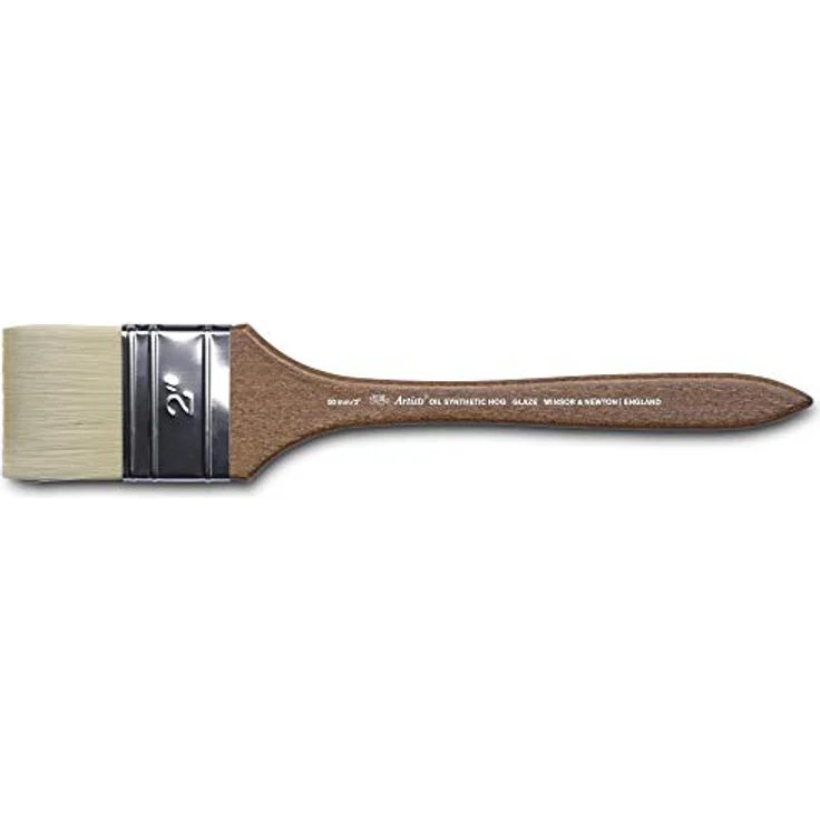 Winsor & Newton 5010850 synthetischer Künstler Ölpinsel mit hoher Elastizität & Lebensdauer, ergonomischer Stiel für Ölfarben und Alkydfarben - Lasurpinsel 2" – Bild 1