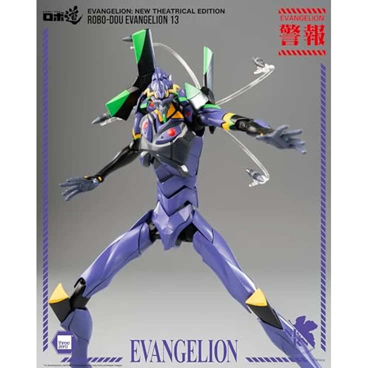 ThreeZero Evangelion 13, 28 cm Actionfigur aus "Evangelion: New Theatrical Edition" mit Zubehör in Fensterbox – Bild 14