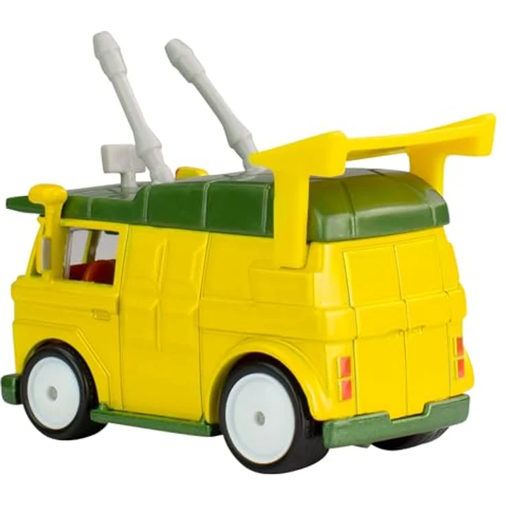 Hot Wheels TMNT Party Wagon Die Cast, Maßstab 1:64, Länge 7cm, Pop Kultur Modell HXF04 – Bild 4