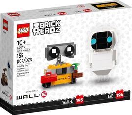 LEGO Brickheadz Disney Eve #194 und Wall-E #193 Set 40619