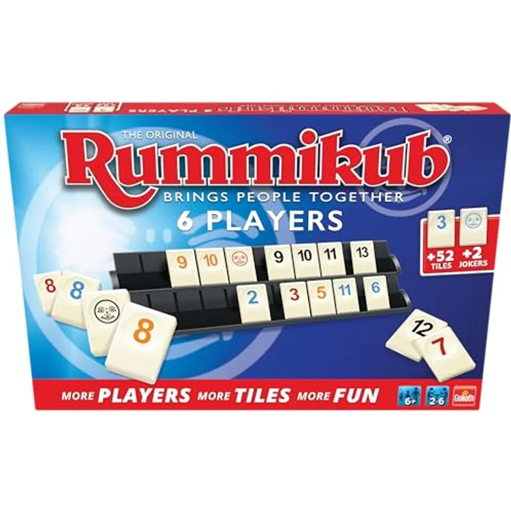 Rummikub Original 6 Spieler, Mehrfarbig (Goliath 50412) – Bild 2