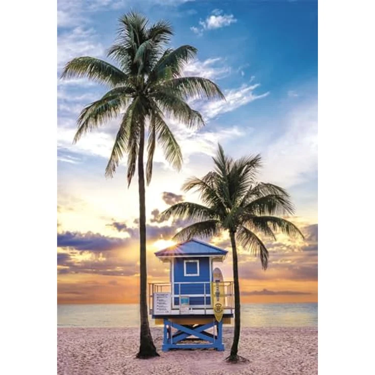 Clementoni Puzzle Collection - Miami Beach Florida, 500 Teile, Compact Box, Made in Italy, Erwachsene 14-99 Jahre – Bild 2