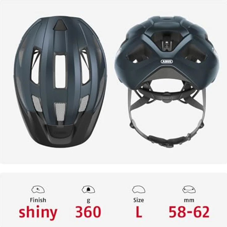 ABUS Rennradhelm MACATOR, sportlicher Allround-Helm für Kinder in ansprechendem Design – Bild 3