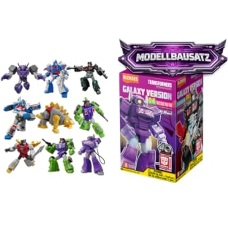 Blokees Transformers Galaxy 04, Blind Box-Figur „Fractured Space-Time Blokees“, bewegliche Figur, 10 cm, 41-53 Teile, ab 8 Jahren – Bild 1