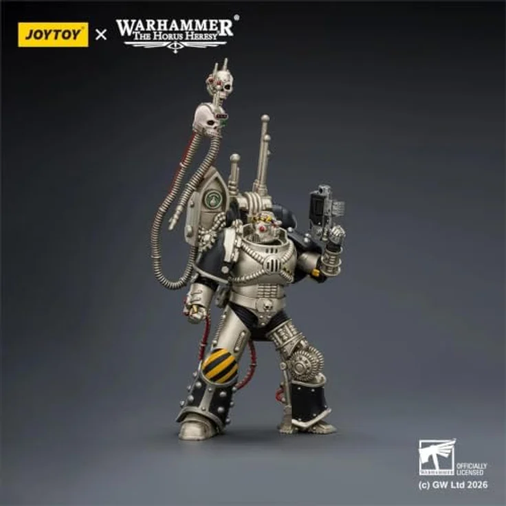 Joy Toy Warhammer The Horus Heresy Iron Warriors Legion Praevian, 12 cm Actionfigur mit Boltpistole, detailreich und voll beweglich – Bild 5
