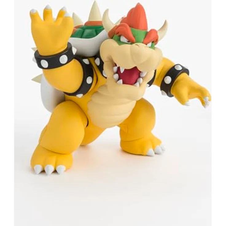 Bandai Tamashii Nations Super Mario S.H. Figuarts Actionfigur Bowser, 13 cm, beweglich und detailliert – Bild 2