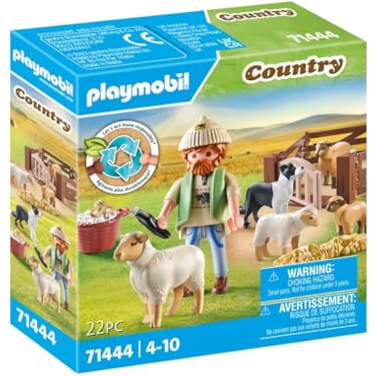 PLAYMOBIL® 71444 - Junger Schäfer mit Schafen, inkl. Hund - Playmobil Country – Bild 3