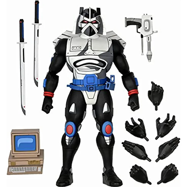 Teenage Mutant Ninja Turtles Ultimate Chrome Dome, 17,8 cm große Actionfigur aus Cartoon-Serie, Sammelfigur – Bild 3