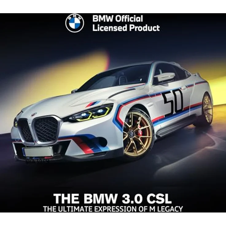 RASTAR BMW 3.0 CSL RC Auto, 1/14 Ferngesteuertes Spielzeugauto mit 4-Rad-Stoßdämpfern, 2,4 GHz, für Kinder – Bild 3