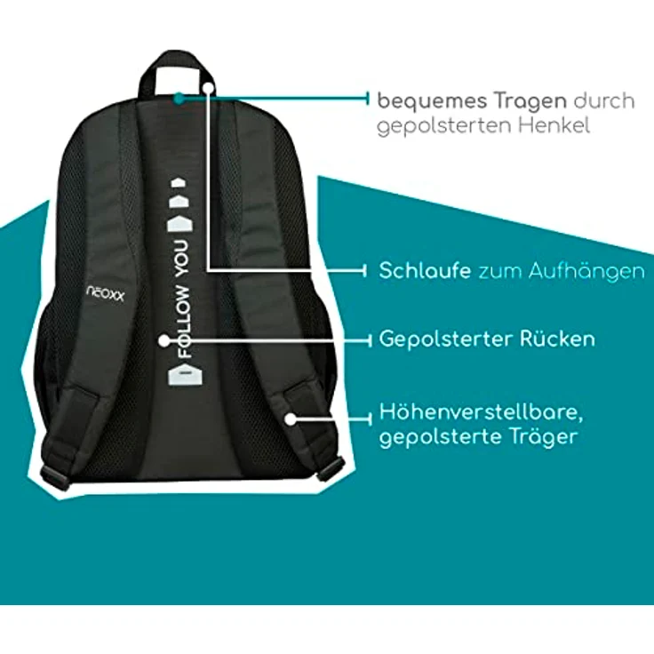 Neoxx Fly Schulrucksack all about neon – Bild 6