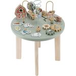 Little Dutch 7141 Holz Aktivitätstisch/Spieltisch - Little Farm grün - Preisvergleich