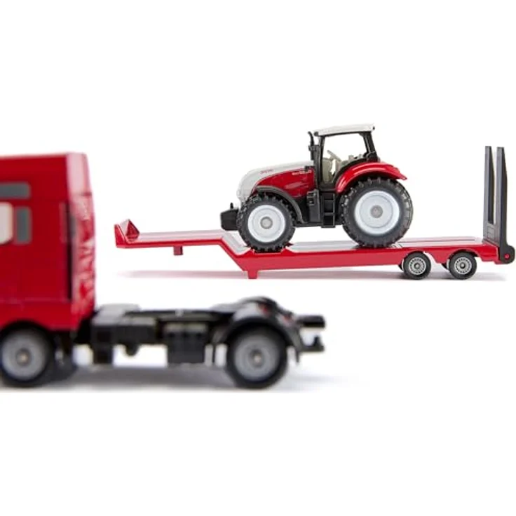 Siku Spielzeug-LKW MAN LKW mit Steyr Traktor, detailgetreues Modell für realistische Spielszenarien – Bild 3