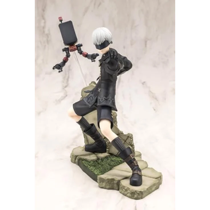 Kotobukiya Nier:Automata Ver. 1.1a ARTFX J Statue 1/8 9S, detailreiche PVC Sammelfigur, 18 cm, zusammensteckbar – Bild 12