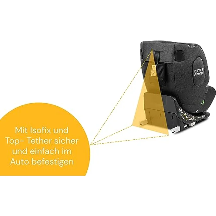 Osann Autokindersitz One360 i-Size, 360 Grad drehbarer Kindersitz Reboarder mit Isofix, ab: Geburt, Modernes Design und hochwertige Verarbeitung, verschiedene Farben – Bild 10