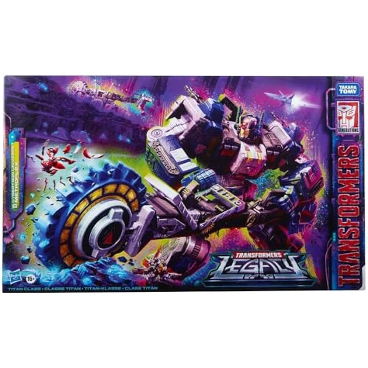 Transformers Spielzeug Generations Legacy Series Titan Cybertron Universe Metroplex Action-Figur ab 15 Jahren, 55,5 cm, F2986, Multi – Bild 2