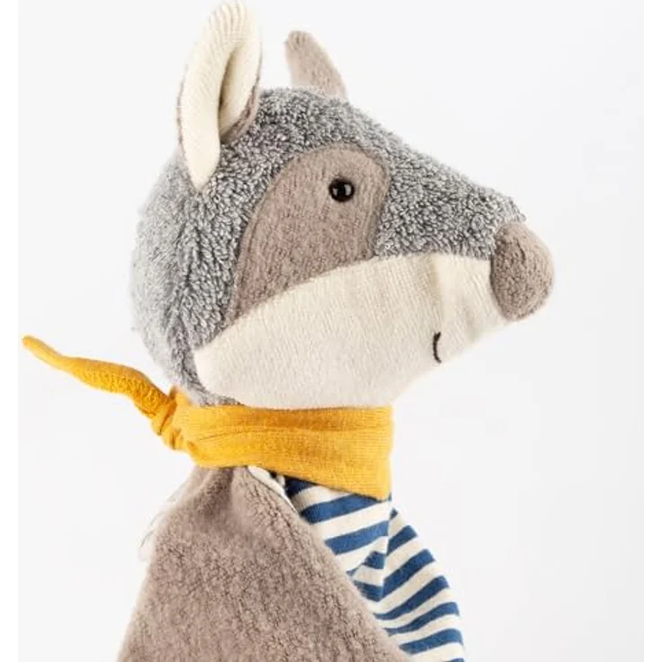 Sigikid Schnuffeltuch Waschbär Classic, Schmusetuch für Babys in klassischen Farben – Bild 3
