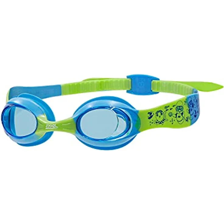 Zoggs Little Twist Schwimmbrille, Blue/Green/Tint, 0-6 Jahre