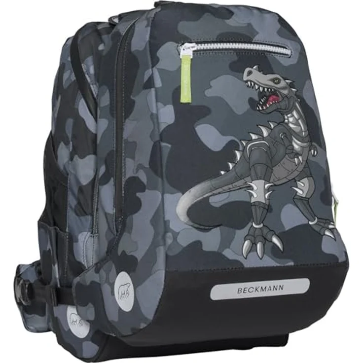 BECKMANN Schulrucksack Set Active Air FLX 6-teilig "Camo Rex" – Bild 6