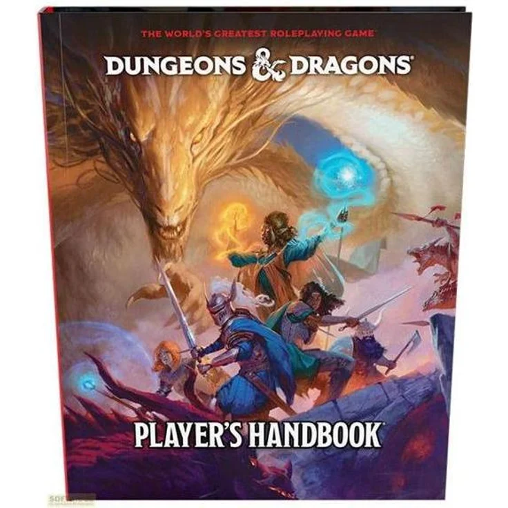 Wizards of the Coast Dungeons & Dragons RPG Player's Handbook, überarbeitetes Spielhandbuch mit 12 Klassen, 48 Unterklassen und 400 Zaubersprüchen