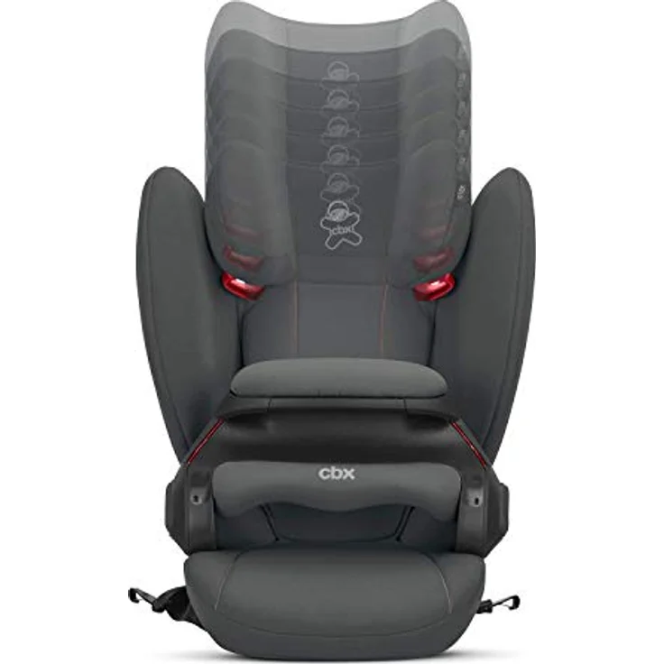 cbx Kinder-Autositz Xelo, Gruppe 1/2/3 (9-36 kg), Ab ca. 9 Monate bis ca. 12 Jahre, Mit Latch connect, Crunchy Red – Bild 4