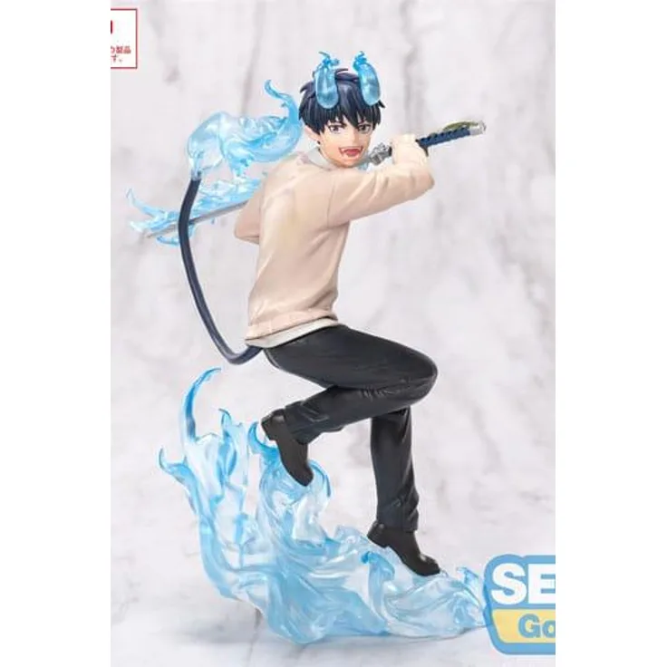 Sega Goods Blue Exorcist Rin Okumura PVC Statue, 18 cm groß in bedruckter Box