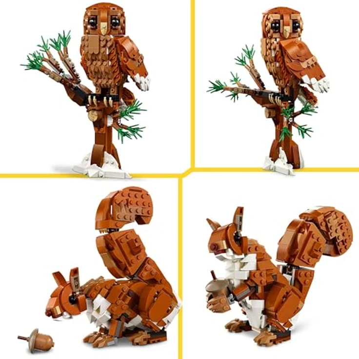 LEGO Creator Waldtiere: Rotfuchs, Eule und Eichhörnchen Spielzeug, 3-in-1 Set für kreative Kinder ab 9 Jahren – Bild 5
