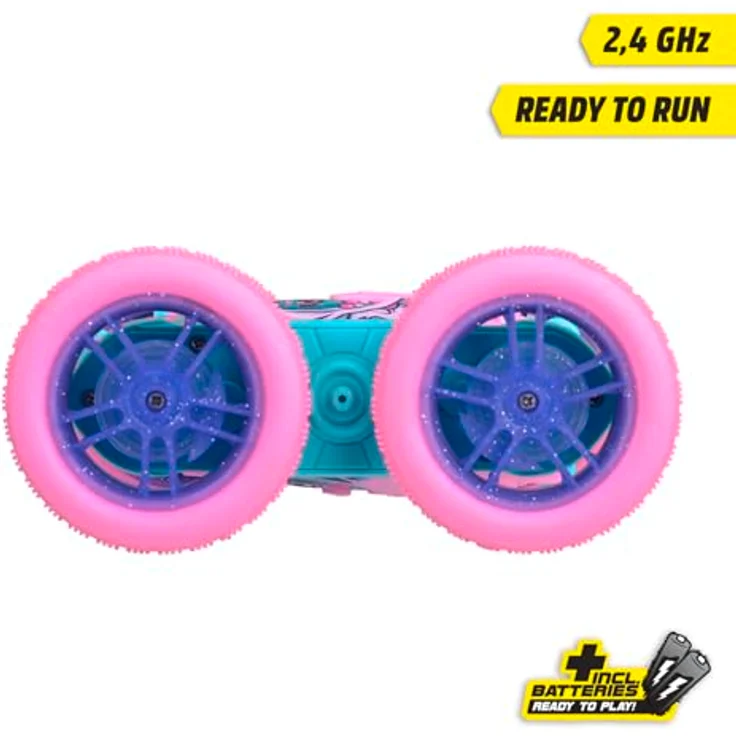 Dickie Toys RC-Auto RC Berry Shaker, 2,4 GHz, mit Rotations- u. Flip-Funktion, rosa – Bild 3