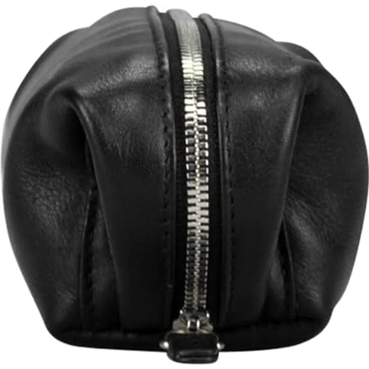 Jost Odense Leder Schlampermäppchen, vielseitiges Federmäppchen mit hohem Platzangebot, schwarz – Bild 3