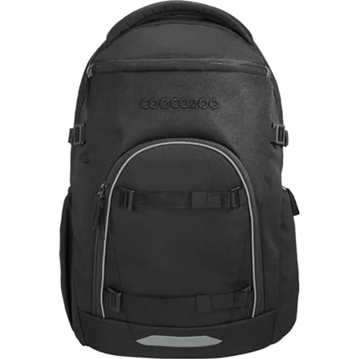 Coocazoo Byte Schulrucksack „Black Coal”, ergonomischer & anpassbarer Tornister, höhenverstellbar, mit Brustgurt & Hüftgurt, für Schüler ab der 3. Klasse – Bild 1