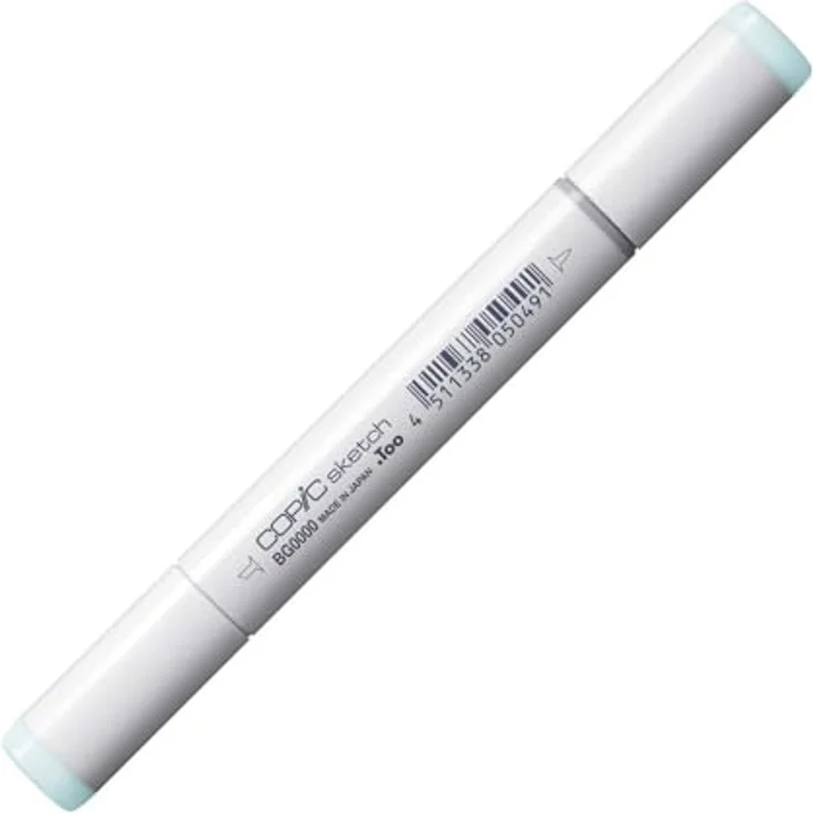 Copic COPIC Sketch Marker Typ BG - 0000, Snow Green, professioneller Pinselmarker mit Super-Brush-Spitze und Medium-Broad-Spitze – Bild 2