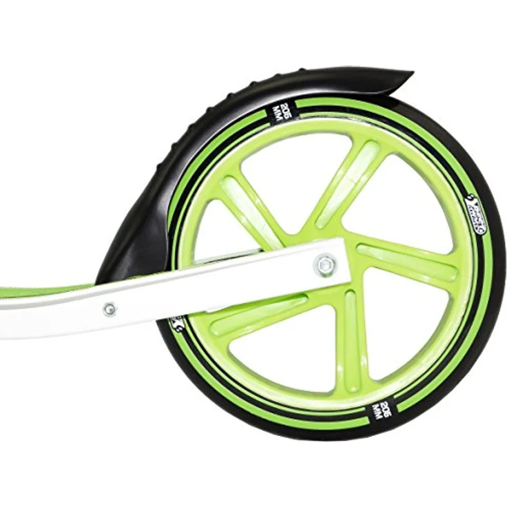 Best Sporting Scooter 205er Rolle, aus Aluminium, klappbarer Kinder-Tretroller grün/weiß – Bild 4